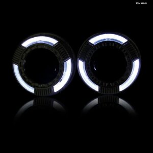 3.0インチ LED エンジェルアイズ プロジェクター シュラウド Q5 D2S レンズ HELLA 3R G5 ヘッドライト レンズ LED マスク カーライト - 5