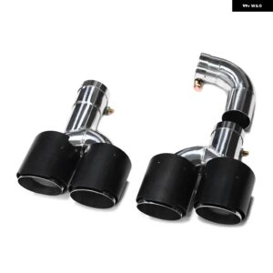 BMW X3 G01 X4 G02 2022+ クワッドカー排気チップ交換 X3M X4M バンパー 排気 システム ノズルマフラーチップテール パイプ - Carbon Fiber C
