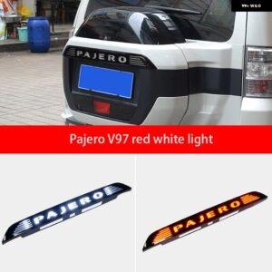 ブレーキライト アセンブリ V97 V93 三菱 パジェロ スペアホイールカバー デコレーションライト モンテロ ショーグン アクセサリー - red white light v97