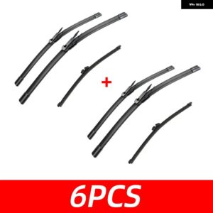 3PCS カー ワイパー BMW 3シリーズ ツーリング/エステート F31 2011-2019 フロントリア ワイパー ブレード ブラシ 自動車アクセサリー 2011 - 6 PCS