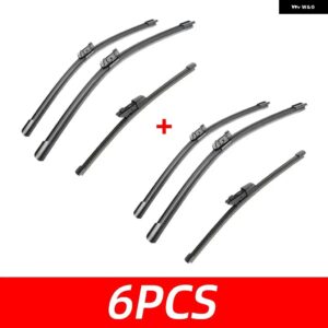 3PCS 車用 ワイパー VW ゴルフ 7 MK7 ハッチバック 2012-2018 フロント リア ワイパー ブレード ブラシ 自動車アクセサリー 2012 2013 - 6 PCS