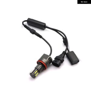 エンジェルアイズ 120W H8 スーパーホワイト 6000K リングLEDライト BMW 2007-2010 3シリーズ E92 クーペ LCI以前 超高輝度 - 1pc White Color