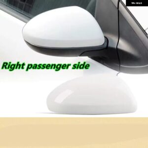 左ハンドル 用席側右 助手席側 カバー ミラー フレーム トリム マツダ 2 デミオ ハッチバック 2007 - 14 - White Passenger side