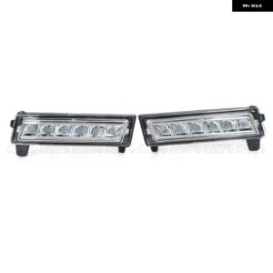 ベンツ ML350 W164 ML300 ML320 2010 2011 デイタイム ランニングライト カーフロント バンパー LED DRL フォグライト A1649060251 1648801924 - DRL-1Pair