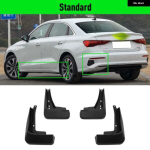 アウディ A3 セダン サルーン 2021 - 24 フェンダー マッド フラップ スプラッシュガード マッドガード カーアクセサリー - Standard