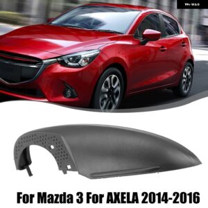 車側リアビューミラー カバー ミラー ベースプレートカバー マツダ 3 アクセラ 2014-2016 右 助手席側 / 左ハンドル 用席側 1個 - Driver　left