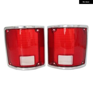 シボレー C10 C20 C30 K10 1973-1988 - 91 車用 テールライト レンズ カバー ランプ シェル テールライト バルブ 無 5968329 5968330 - 1　Left　and　1　Right