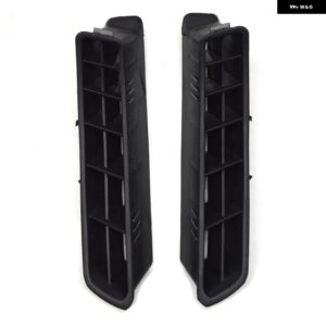 2個 車用Aピラー エア アウトレット カバー Aピラー インナー エアコン アウトレット VW PQ ゴルフ 6 GTI ゴルフ MK6 2009-2014 - black