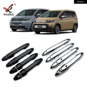 ドアハンドル カバー キャップ ステッカー 2024年式 ホンダ フリード クロームアクセサリー - CARBON