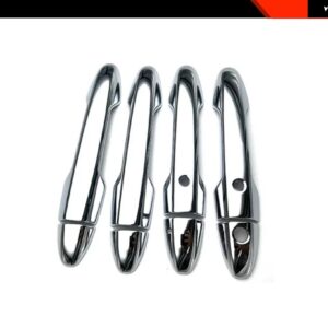 ドアハンドル カバー キャップ ステッカー 2024年式 ホンダ フリード クロームアクセサリー - Silver