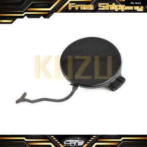 ブラック 左 95850515500 右 95850515600 フロント バンパー 牽引フック アイキャップ カバー ポルシェ カイエン 2011-2014 - 95850515500-Left