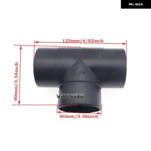 60MM 車用ヒーター エアベント ダクト T/Yピース アウトレット 排気コネクタ 調整弁付き WEBASTO EBERSPAECHER エアヒーター - 60mm T1
