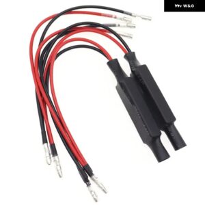 2/4個 12V 10W 汎用 オートバイ バイク LED ウィンカー インジケーター 負荷抵抗器 フラッシャー ヤマハ / ホンダ / スズキ セメント抵抗 - 4pcs