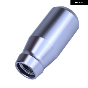 78MM ギア シフト ノブ 汎用 アルミ 合金 加重 シフター ノブメタルギア レバー スティックハンドルほとんど自動車 - 78mm　titanium