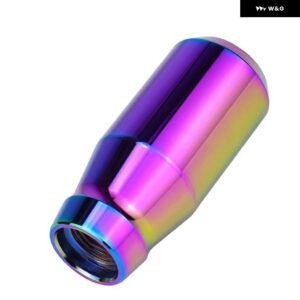 78MM ギア シフト ノブ 汎用 アルミ 合金 加重 シフター ノブメタルギア レバー スティックハンドルほとんど自動車 - 78mm　colorful