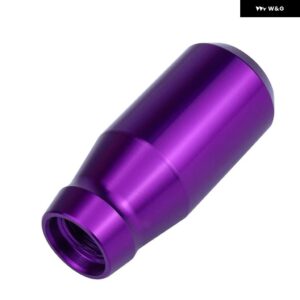 78MM ギア シフト ノブ 汎用 アルミ 合金 加重 シフター ノブメタルギア レバー スティックハンドルほとんど自動車 - 78mm　purple