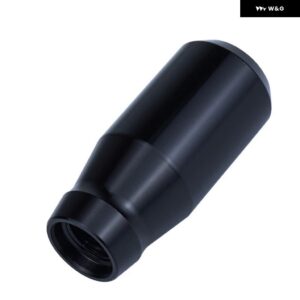 78MM ギア シフト ノブ 汎用 アルミ 合金 加重 シフター ノブメタルギア レバー スティックハンドルほとんど自動車 - 78mm　black