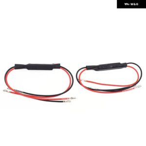 2/4個セメント負荷抵抗器 オートバイ バイク LEDウィンカー インジケーター ライト DC 12V 10W セメント抵抗 10オーム - 2pcs