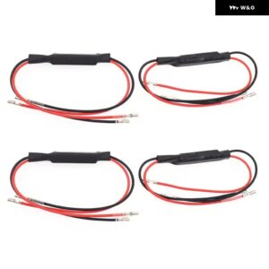 2/4個セメント負荷抵抗器 オートバイ バイク LEDウィンカー インジケーター ライト DC 12V 10W セメント抵抗 10オーム - 4pcs