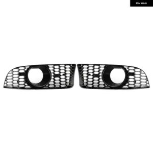 2X 車用フロント グリル アンダー バンパー フォグライト カバー トリム BMW E90 E91 E92 E93 2004-2012 M3 スタイル A用