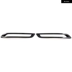 2個 車用リア フォグランプ カバー トリム 外装 アクセサリー カーボンパターン ABS ホンダ アコード 2023 2024 11代目