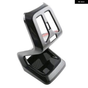 BMW X1 U11 2023 2024 車用リア エアコン 吹き出し口カバー トリム ステッカー アクセサリー - ABSカーボン