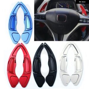 ホンダ シビック 2009-2012 CR-V 2009-2013 シティ 2008 車用 ステアリングホイール パドル シフト 延長 延長 シフター アルミ 2個