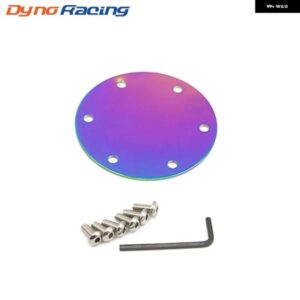 汎用 6穴 ステアリングホイール センターキャップ ネオクローム/ブラック/ゴールド/ブルー/シルバー BX100439