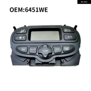 プジョー 206 207 エアコン コントローラ ー T3 ヒーター換気 制御 6451WE 以降自動 エアコン