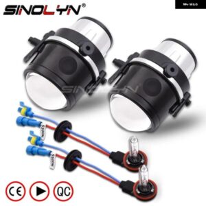SINOLYN フォグランプ PTF チューニング マツダ6/CX7/CX5/ マツダ3 レンズ H11 H8 H9 LED HID バルブ バイ キセノン プロジェクター カーライト