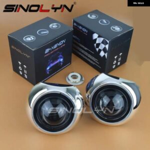 SINOLYN 2.5インチ バイ キセノン レンズ ヘッドライト H7 H4 アイリスプロジェクター カーライト H1 HIDレンズ ヘッドランプ カーアクセサリー