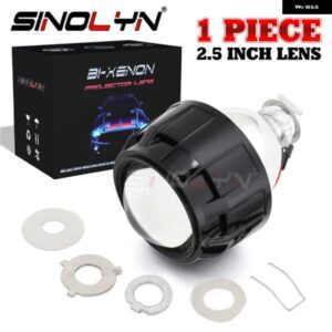 SINOLYN バイ キセノン プロジェクターレンズ ヘッドライト H7 H4 2.5インチ ミニカーライト H1 HID カーランプ カーアクセサリー チューニング