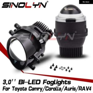 SINOLYN BI LED フォグランプ 調整 ブラケット PTF トヨタ カローラ/ヤリス/ハイラックス/カムリ/オーリス/RAV4 3.0インチLEDレンズ カーアクセサリー