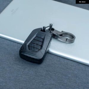 カーボンABS キーケース リモコン フォブ プロテクター カバー いすゞ MU-X Xシリーズ DMAX D-MAX X-TERRAIN ピックアップ 2021 2022