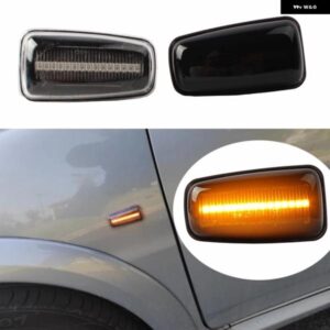 プジョー 306 106 406 806 シトロエン ダイナミック LED ウィンカー サイドビーコン シグナルライト リピーターライト カー スタイリング アクセサリー 2個