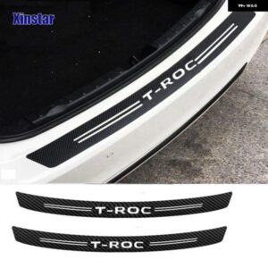 カーボン 車用リア バンパー ステッカー フォルクスワーゲン TROC T-ROC