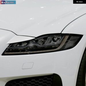 2枚入り 車用 ヘッドライト フィルム ビニール クリアブラック TPU ステッカー ジャガー XF X260 2016年以降対応 アクセサリー