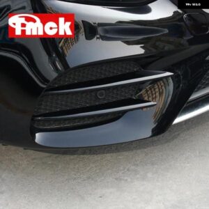 メルセデス ベンツ E クラス AMG E43 E63 W213 2016-2020 カーアクセサリー フロント フォグランプ ライト デコレーションストリップ トリム カバー