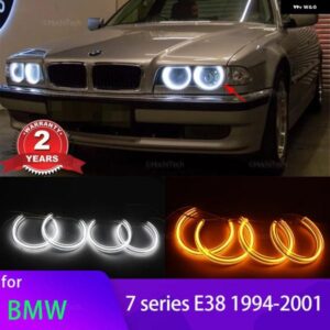 ホース蹄形ライトリング DRL LED エンジェルアイキット BMW 7シリーズ E38 1994-2001 728I 728IL 730I 730IL 735I 735IL 740I