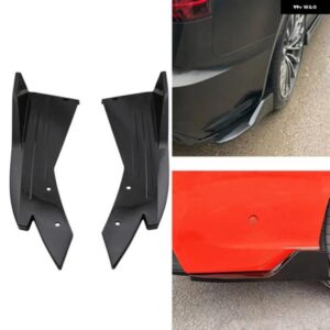 カーボン 汎用 カースポイラー リア バンパー ストリップリップ ディフューザー スプリッタースクラッチ プロテクター オートチューニングアクセサリー