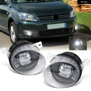車用LEDフロント バンパー フォグランプ VW フォルクスワーゲン ポロクロス MK5 パサート ゴルフ プラス ティグアン キャディー ドライビング ヘッドライト
