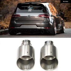VW GTI MK7 GOLF7 ノズル 60MM 63MM マフラーチップ マット ステンレス 車用エキゾーストチップ システム パイプ 汎用 エキゾーストチップ
