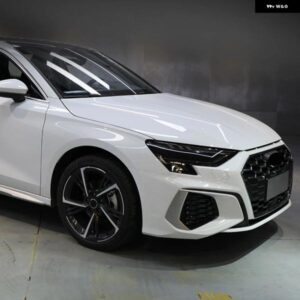 アウディ A3 8Y スポーツバック セダン 2020 - 23 スモークブラック フロント ヘッドライト ランプ 傷防止 フィルム