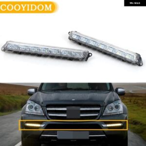 車用フロントLED デイタイム ランニング フォグランプ メルセデス ベンツ X164 GL320 GL350 GL450 GL550 ML63 AMG X166 2007-2013 A1649060351