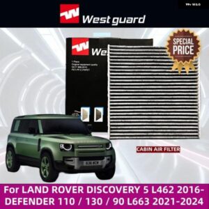 ランドローバー ディスカバリー 5 L462 2016- ディフェンダー 110 130 90 L663 2020-2024 ウェストガード カーボンキャビン フィルター MK9523 LR133345