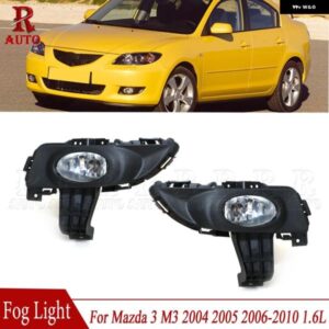 フロント バンパー フォグランプ ランプ カー スタイリング マツダ 3 M3 BK 2004 - 10 1.6L BS1C-51-680 電球 付き