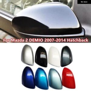 左ハンドル 用席側右 助手席側 カバー ミラー フレーム トリム マツダ 2 デミオ ハッチバック 2007 - 14