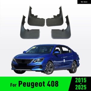 プジョー 408 2015-2025 2016 - 24 フェンダー マッド フラップ スプラッシュガード マッドガード 車