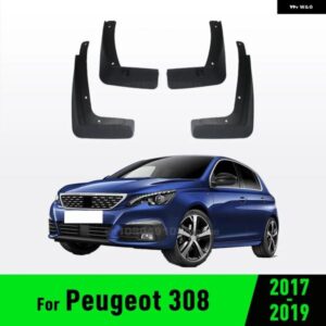 プジョー 308 2017 2018 2019 フェンダー マッド フラップ スプラッシュガード マッドガード カーアクセサリー