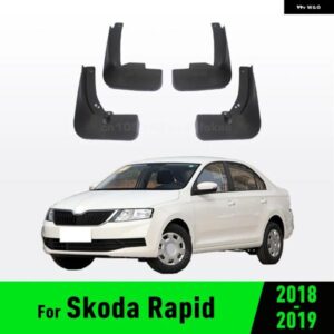 シュコダ ラピッド 2018 2019 フェンダー マッド フラップ スプラッシュガード マッドガード カーアクセサリー
